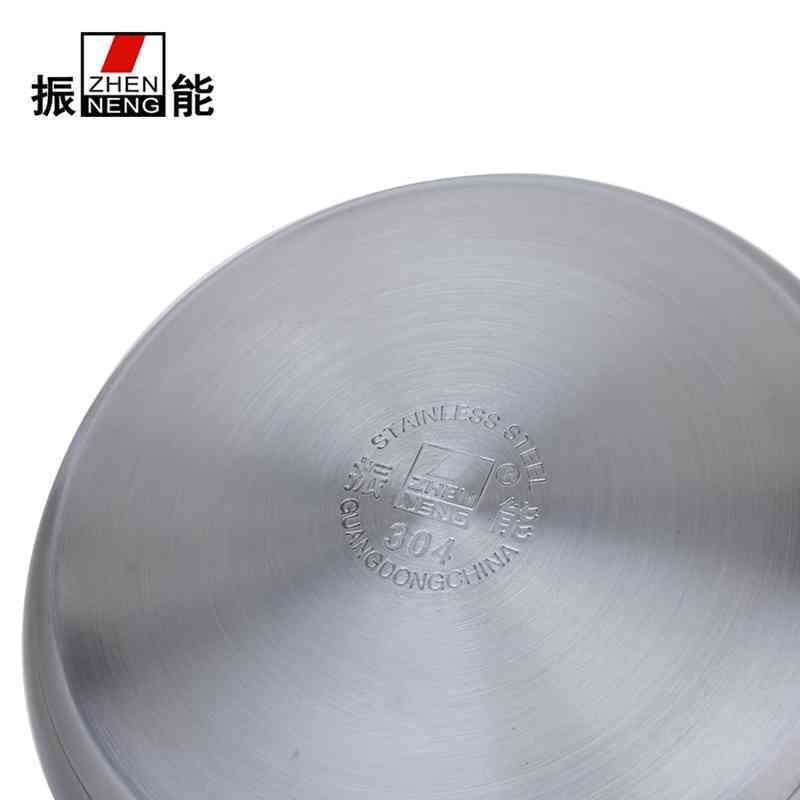 Zhenneng B type Japanese style 304 food grade stainless steel thickened steamer single layer steamer double bottom gas induction cooker universal 26cm