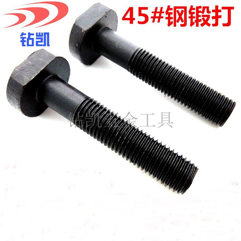Zuankai 45# T-type screw punch milling machine screw\/bolt T-shaped mold pressure plate screw M24M27M30 M27*250
