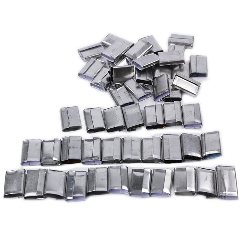 Baopinfang Iron Packing Buckle, PP Packing Belt Button, Paper Plastic Packing Belt Packing Buckle, 12-15mm Universal Iron Buckle, Paper Plastic Packing Buckle, about 200 pieces/pack