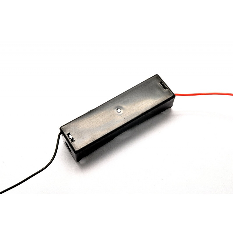 TaoTimeClub 18650 battery box single battery box 1 cell/charging stand with thick cable