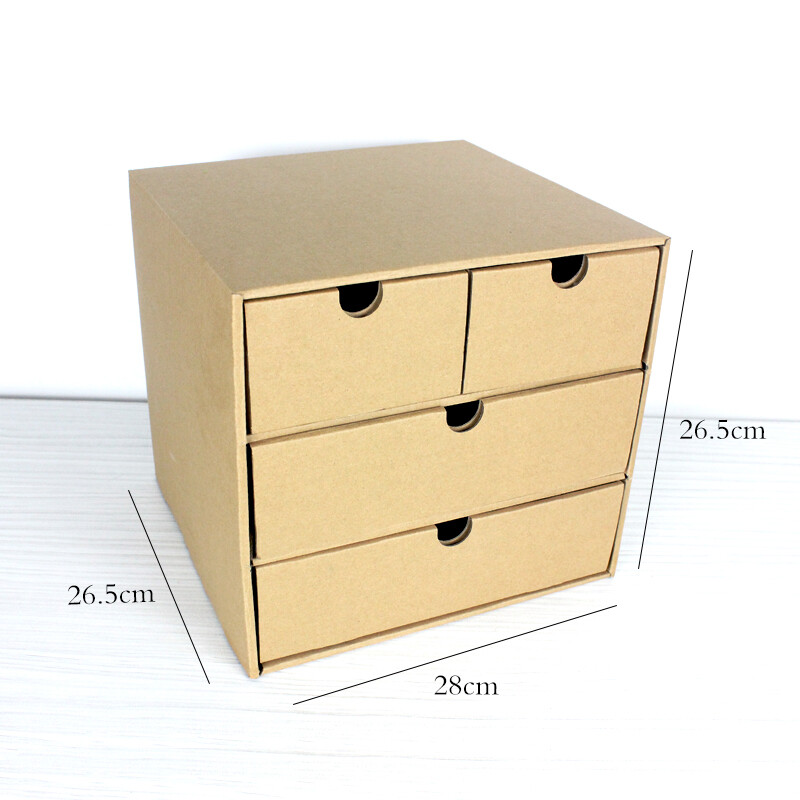 Paper Desktop Storage Box Office Student Finishing Free Paper Desktop Storage Box Office Student Finishing Free Combination Multi Layer Drawer Function Jewelry Three 4 Drawers