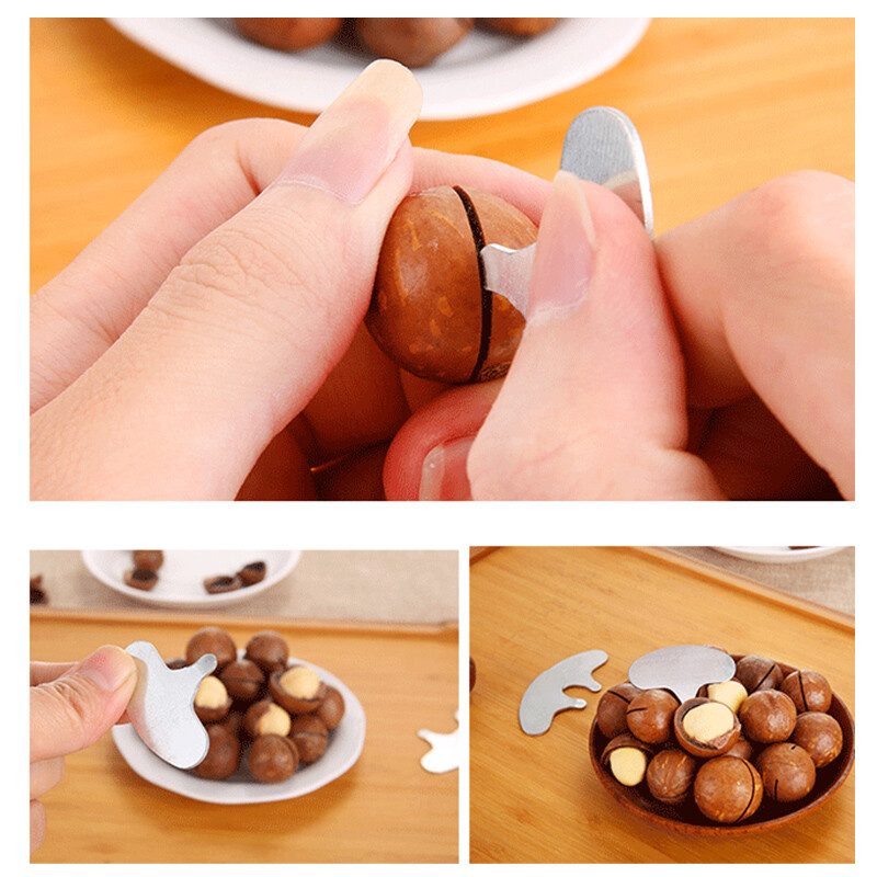Erisi new macadamia nut opener macadamia nut opening tool nut shelling tool nut tool macadamia nut opener 8 pack