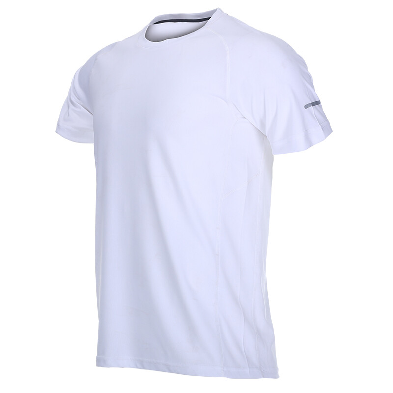 Mens Summer Sports Fitness Fast Dry Clothes Sports Short Sleeves Top