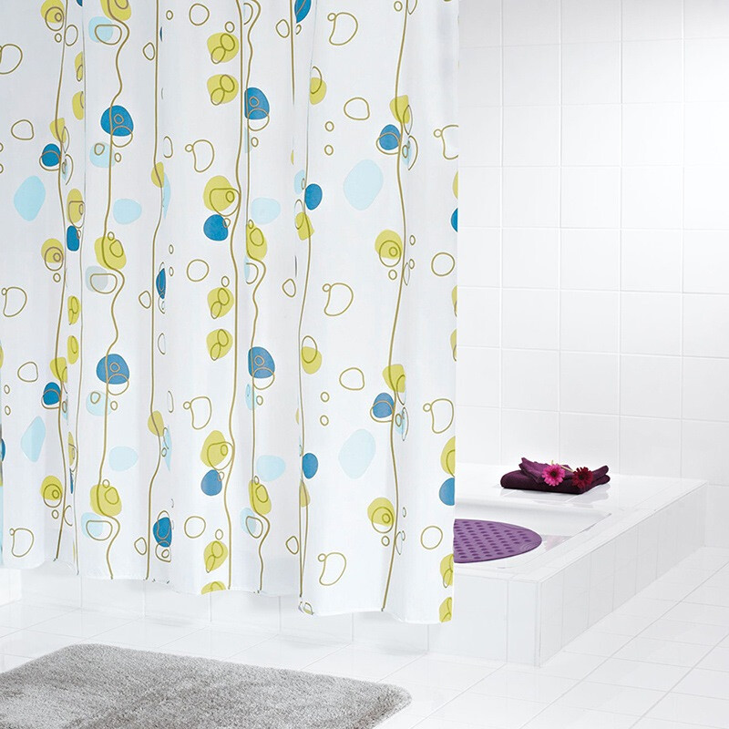 Germany Ryder Ridder Sinking Color Shower Curtain Waterproof Mildew Germany Ryder Ridder Sinking Color Shower Curtain Waterproof Mildew Environmentally Friendly Polyester Material 180 200cm Blue 42393