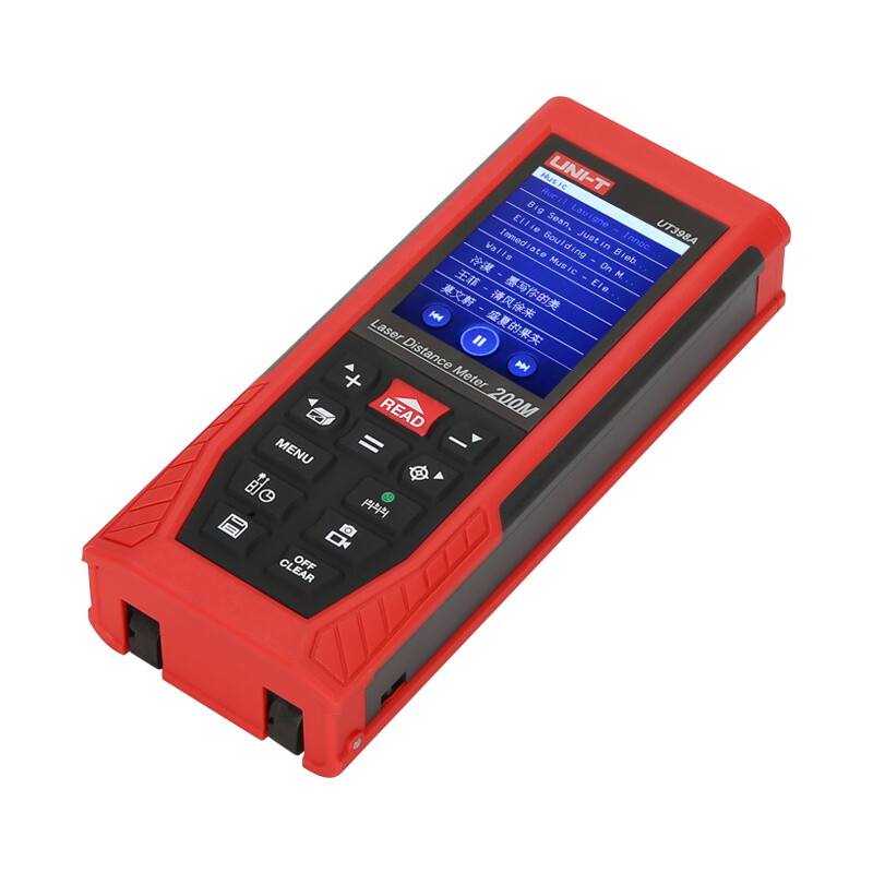 Unilide high-precision rangefinder 200 meters laser rangefinder color screen UT398A electronic ruler with camera UT398A