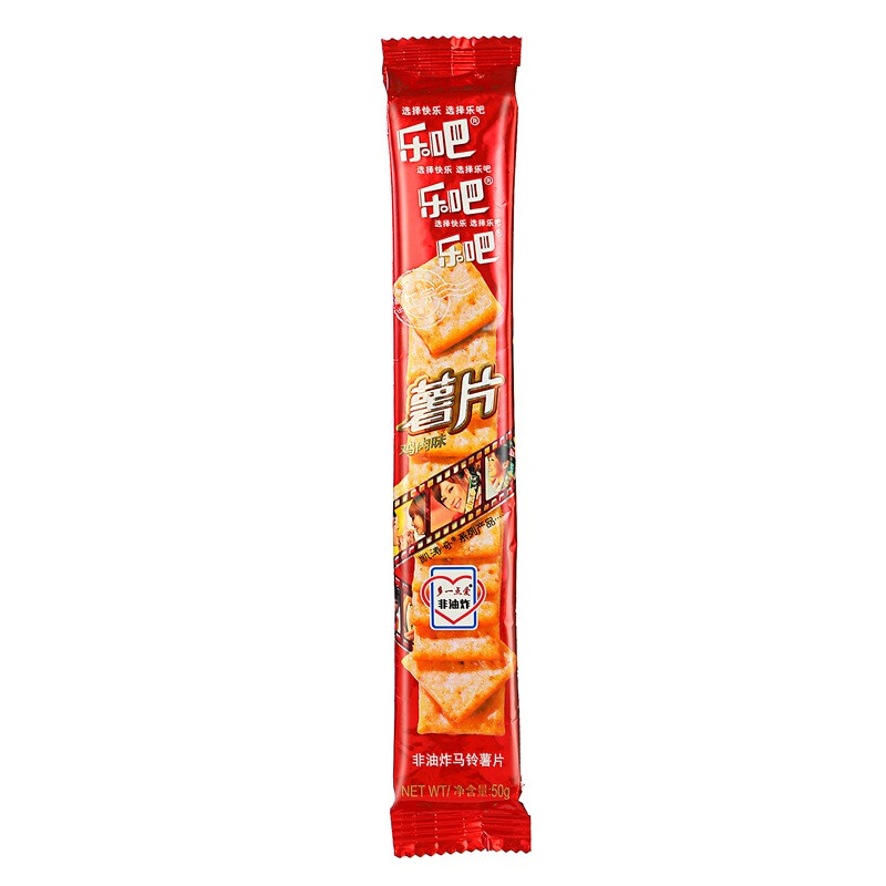 Leba non-fried potato chips popular snacks (BBQ + tomato + chicken + curry) mixed pack 800g