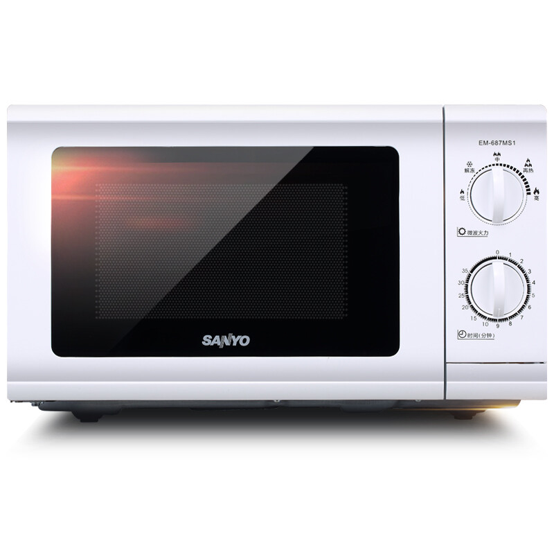 Sanyo Microwave Oven 20l White Household Small Sanyo Microwave Oven 20l White Household Small Em 687ms1