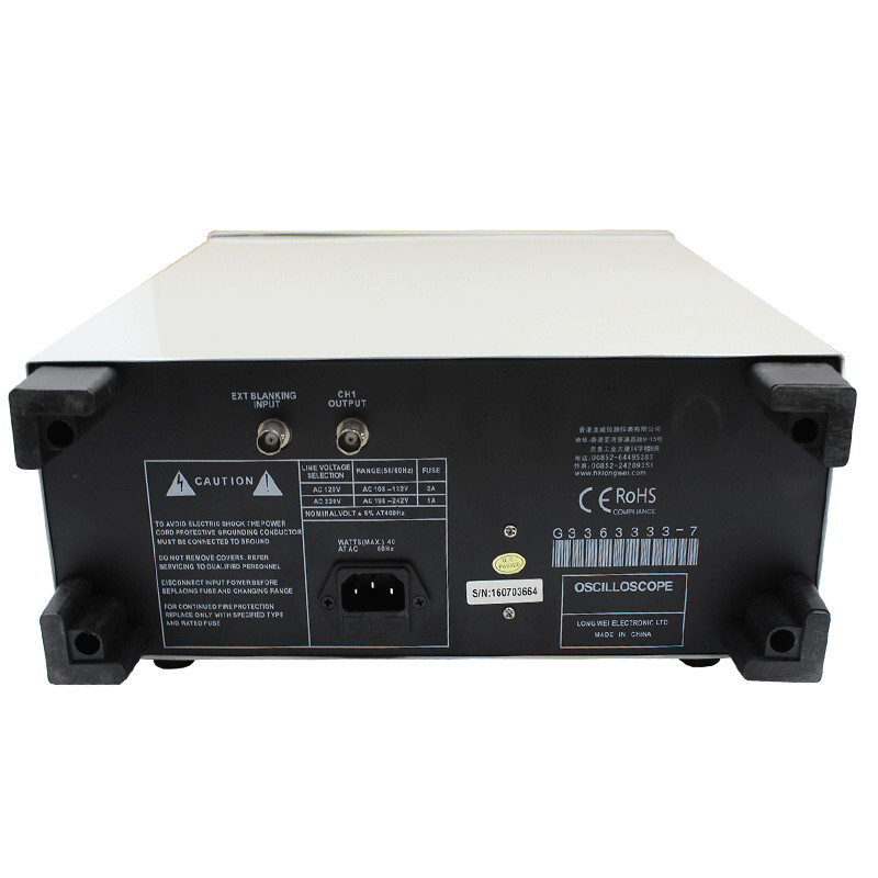 Longwei 100MHz analog dual-channel L-212 oscilloscope 20M40M60M100M oscilloscope 20M 40M 60M L-212 20MHZ