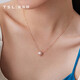 Xie Ruilin (TSL) 18K gold diamond and pearl necklace, a multi-wear color gold clavicle chain for women BD349