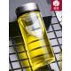 Copa de vidrio Sino Copa de agua Anti-Crack Doble Capa de una sola capa Portable Gran capacidad Taza Taza Auto para hombres con filtro 6190 oso actualizado (con filtro 280 ml