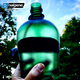 乐基因（nalgene）运动塑料水杯随手杯进口水壶军训大容量便携式扁形户外健身防漏 1777-9905墨绿色（黑鹰） 1000ml