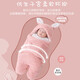 9i9 baby sleeping bag anti-kick quilt winter thick velvet baby swaddle blanket newborn blanket 0-6 months A171 rabbit