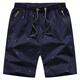 Jeep Spirit Pocket Zipper Forts de verano de cinco puntos Casa de verano para hombres Floja y apretada algodón puro Pantalones grandes al aire libre