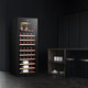 Bacchus Red Wine Cabinet Constant Temperature Wine Cabinet Wine Cabinet Household Large Capacity Wine Thermostatic Cabinet Tea Cabinet Sake Red Wine Whiskey Foreign Wine Air-cooled Hanging Cup Solid Wood Vertical Display Cabinet YH-50 Hanging Cup Style-Air-cooled Frost-free 30 Bottles
