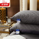 Bejirog latex pillow ergonomic cotton with latex sandwich single-sided latex pillow core (single pack) 48*74cm