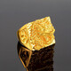 Feixi gold ring for men, pure gold 999.9 domineering dragon head ring, live open mouth gold ring for men, 17.66 grams, pure gold 999.9