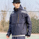adidas men's jacket 2024 spring and autumn sportswear hooded plush jacket warm casual top HE9905 inner lining L