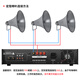Danma Parker Broadcasting Horner Horn Tweeter al aire libre Rural Big altavoz Amplificador Conjunto de altavoces de advertencia de transmisión pública al aire libre impermeable 1 50W Horn + 100W Amp (regalo)