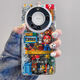 
Mechanical Mario suitable for Huawei mate60 mobile phone case PURA70PRO cartoon 70 transparent apple 15 men's X set Space shell-transparent-JH722 Mechanical Mario Huawei mate60pro