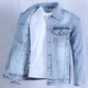 Tang No. Jean veste pour hommes 2025 Spring Nouveau style confortable tendance de mode basique adolescente rétro hommes veste 684 Black Gray XL