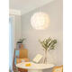 Diexi Creative Restaurant Chandelier Nordic Romantic Flowers Bar Lights Ins Style Girl Room Iluminación de dormitorio cálido Iluminación 9272 Candelier White 35 cm Tres color E27 Fuente de luz Fuente