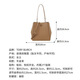 Tory Burch's new product, women's MCGRAW series deformation bucket bag, single shoulder crossbody bag, women's bag gift for women 158499 227 Tiramisu double T LOGO