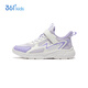 
361 children's shoes, children's running shoes 25 autumn boys and girls 3-14 years old cushioning campus sports shoes Purple 35