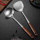 MAXCOOK soup spoon 316 stainless steel large soup spoon thickened spoon long handle cooking spoon porridge spoon MCCU0612