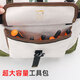 Master Dai electrician's special canvas bag multifunctional repair and installation electrician bag hardware tools wear-resistant thickened single shoulder crossbody bag multifunctional large white length 45 width 14 height 30