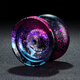 Yunya Yo-Yo game special metal dead sleep professional 10 bead bearing yo-yo toy aluminum alloy yoyo ball gm blacklan silver dot
