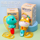 Beverly (Buddyfun) Piglelet Carton de cochon pour enfants Toy garçon et fille princesse avec corde Whistle Trumpet Instrument Baby Holiday Gift-Platypus [Boîte-cadeau avec lonyard]