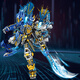 Lego High-Difficallyally Black Myth Sun Wukong Mecha Nezha Ao Bing Build Block Assembly 6-12 лет Детский игрушечный мальчик супер-большой полумеханический Ao Bing Mecha 1342 частицы 7-8-9-10-14-15-й день рождения.