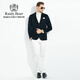 Raidy Boer/Reddy Boer Men [Шерстяная смесь] Плоский воротник шерстяной пиджак 2007 Black Flower 180/52/xl