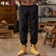 Pantalones casuales de hombres de Zengzhi Pantalones de empate para hombres Pantalones de trabajo Hombres de 2025 NUEVO HARUN HARUN Pantalones rectos Ropa para hombres