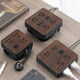 Gongya wood grain storage cable socket usb plug-in multi-porous Type-C charging plug-in board with wire college dormitory plug-in board home office reel coil drag board 854 (4 plug-in + 3 USB) 0.8 meters