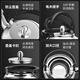 QCSK German kettle 316 stainless steel household food grade boiling water tea kettle large capacity gas induction cooker 5L-expanding kettle about 910g 5L large capacity can beep