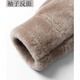 
Hengyuanxiang original ecological fur integrated men's original leather original fur jacket lapel leather jacket thickened warm fur jacket Champagne color 5XL