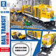 Compatible avec les blocs de construction de l'assemblage du train de la ville de Lego