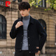 Pierre Cardin Wool Jacket Men's Woolen Coat Short Korean Style Spring and Autumn 2025 New Double-sided Nylon Jacket Men's Gray Green S Weight 110Jin Jin is equal to 0.5 kg or less