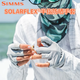 SIMMS Sun Protection Gloves SOLARFLEX Fishing Special Gloves Luya Spring, Summer, Autumn and Winter Warm, Wear-Resistant, Comfortable and Breathable Gray M