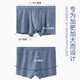 Langsha men's underwear men's cotton cotton large size boxer fat man 200Jin Jin is equal to 0.5 kg plus fat and enlarged loose boxer briefs 5XL