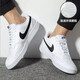 耐克（NIKE）官方舰店男鞋夏季运动鞋COURT防滑耐磨低帮板鞋时尚舒适休闲鞋 HQ4867-101/简版空军一号/白深蓝 41