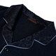 Mr. Aimu 24AW hautfreundlicher und warmer Seidenhaus Revers-Strickjacke Langarmed NS41L461 Hidden Blue Leopard Print 841 2xl 180