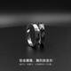 Lotus Pt950 ring, platinum pair of rings, couple style, handmade hammer pattern, fashionable and popular, platinum hammer pattern labor fee + deposit