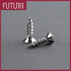 Feitong Bano regular screws 4x16 titanium silver self-tapping screws dovetail nails furniture custom wardrobe assembly hardware bag (100 pieces/bag)