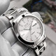 I/W CARNIVAL HWGUOJI Swiss brand watch top ten brands men's watch fully automatic mechanical watch imported movement business waterproof watch Tungsten steel silver-white-829 [upgraded imported movement]