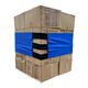 Brans de carton sans marque, emballage de tissu Oxford et tissu d'emballage, sangles de fixation de palette, logistique de cargaison, 20 cm noir * 4,6 mètres