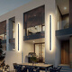 
XMSJ outdoor waterproof wall light villa hotel exterior wall decoration ambient light wall washing light minimalist courtyard long strip light J003 9227-rainproof model 9227-170cm-neutral
