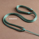 Tongyou Pavilion hand-woven rope jade pendant red rope pendant lanyard pendant replacement rope thin thick money pendant jade pendant necklace rope simple corn rope 1.5mm red 0