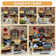 Jihuang Mini Kitchen Полный набор настоящих кулинарных и кулинарных подарков на день рождения детские игрушки для мальчиков и девочек Новый год кухонная кухонная упаковка (см. Рисунок 2 для подробностей)